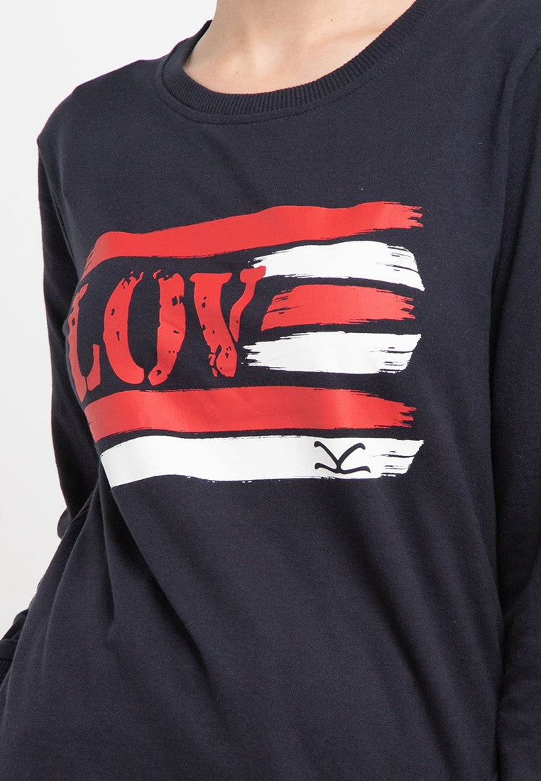Carvil Sweater Ladies SWAN-3A NAVY