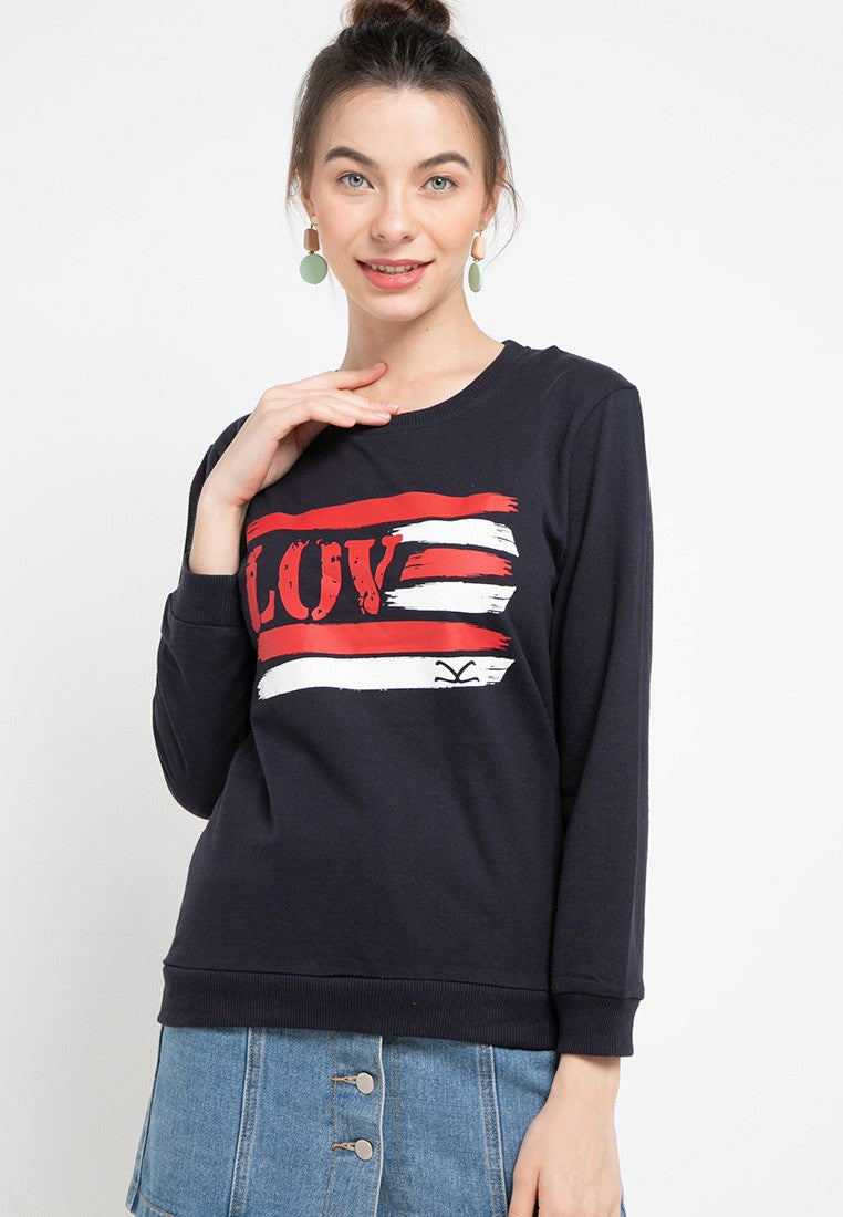Carvil Sweater Ladies SWAN-3A NAVY