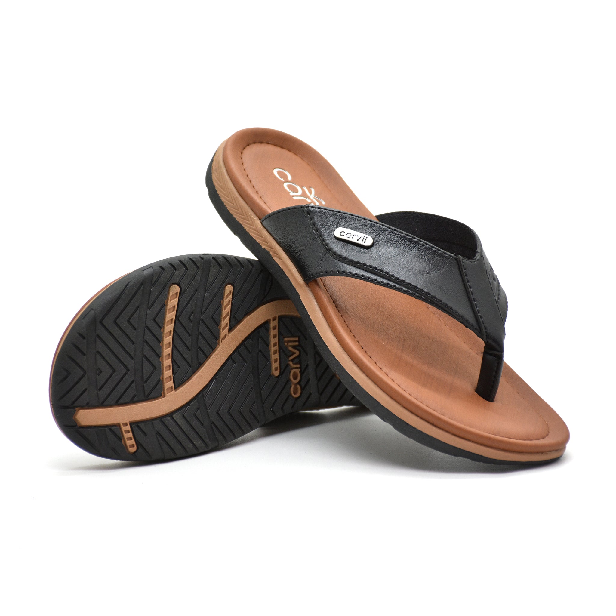 Carvil Sandal Pria TERIOS-01 M BLACK