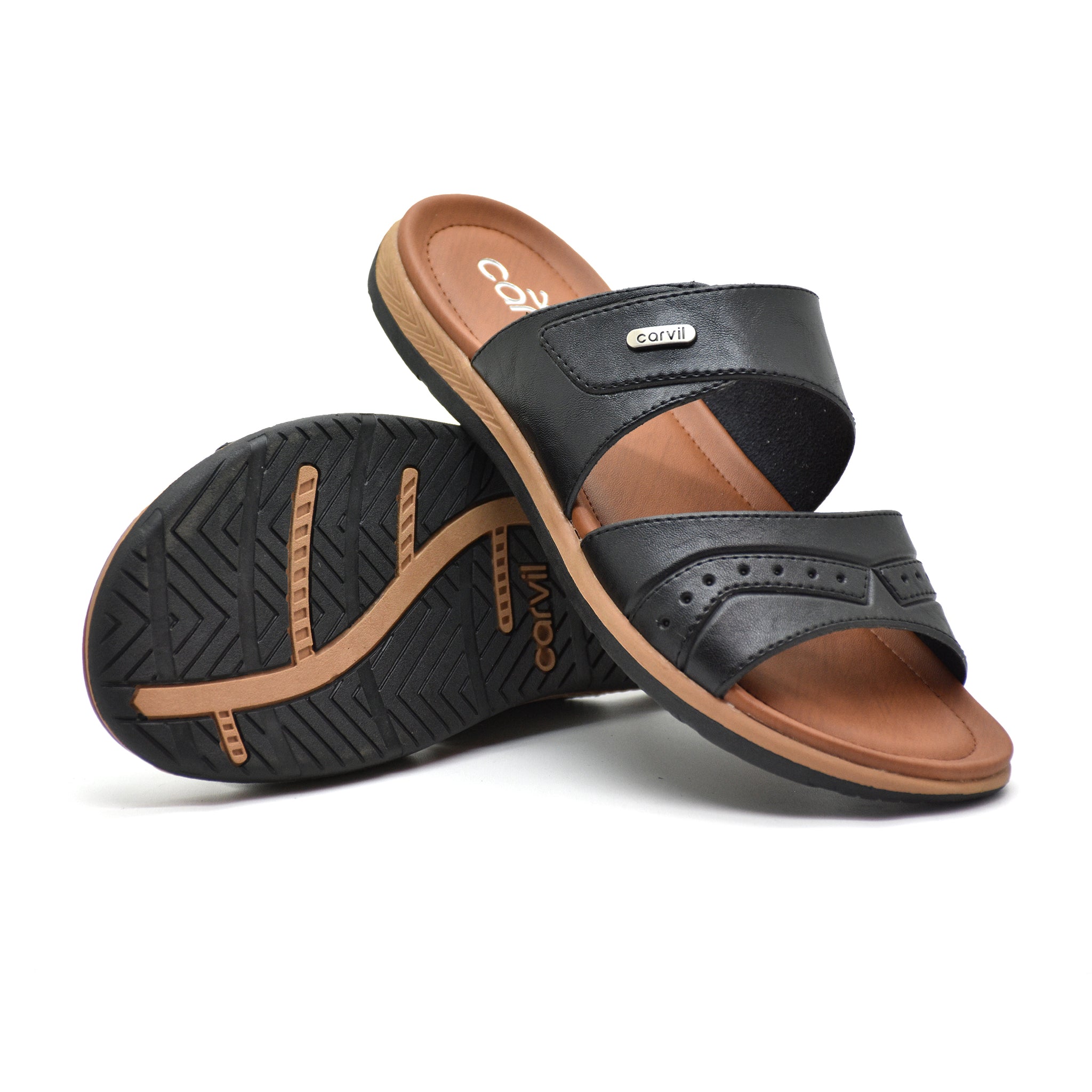 Carvil Sandal Pria TERIOS-02 M BLACK