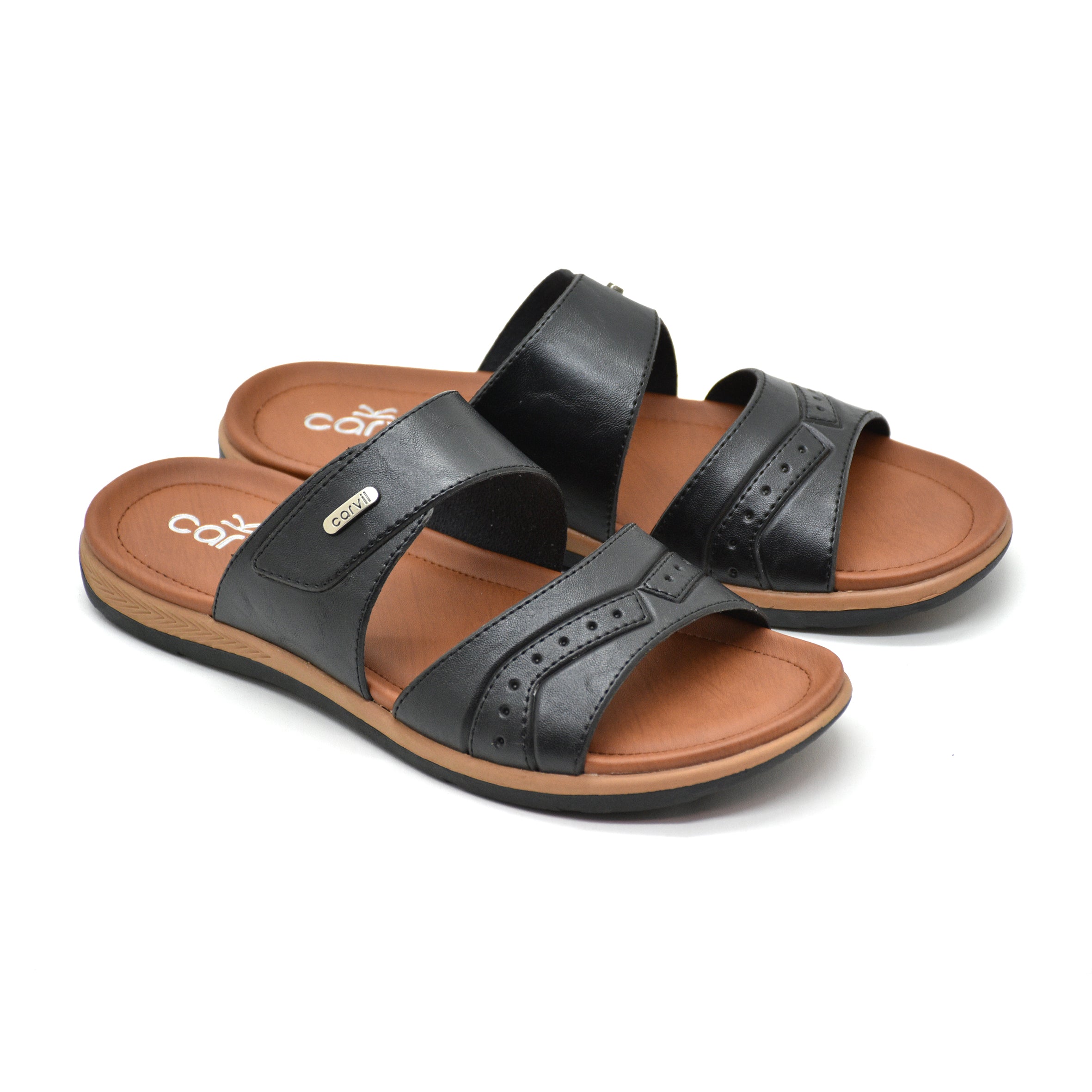 Carvil Sandal Pria TERIOS-02 M BLACK