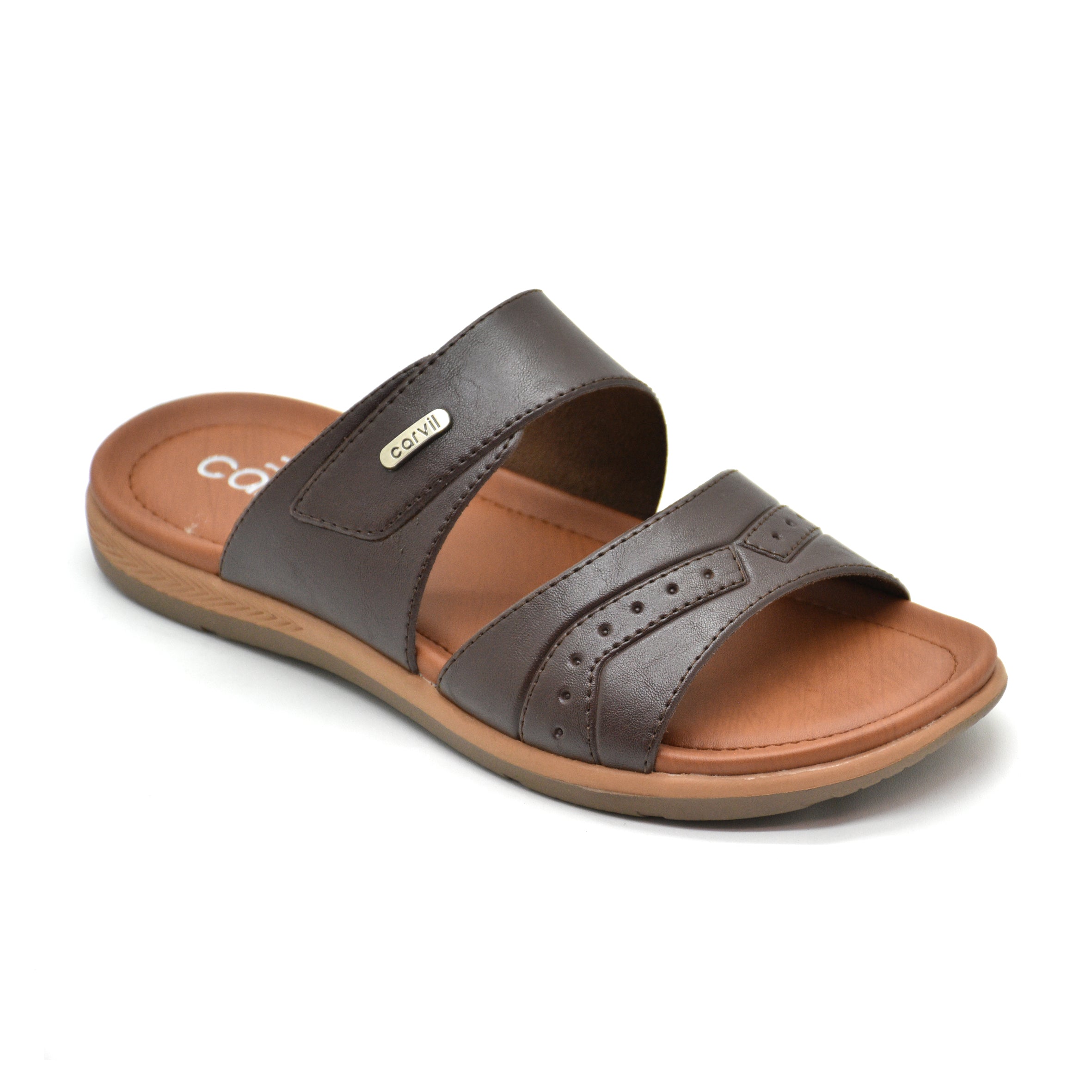 Carvil Sandal Pria TERIOS-02 M DARK BROWN