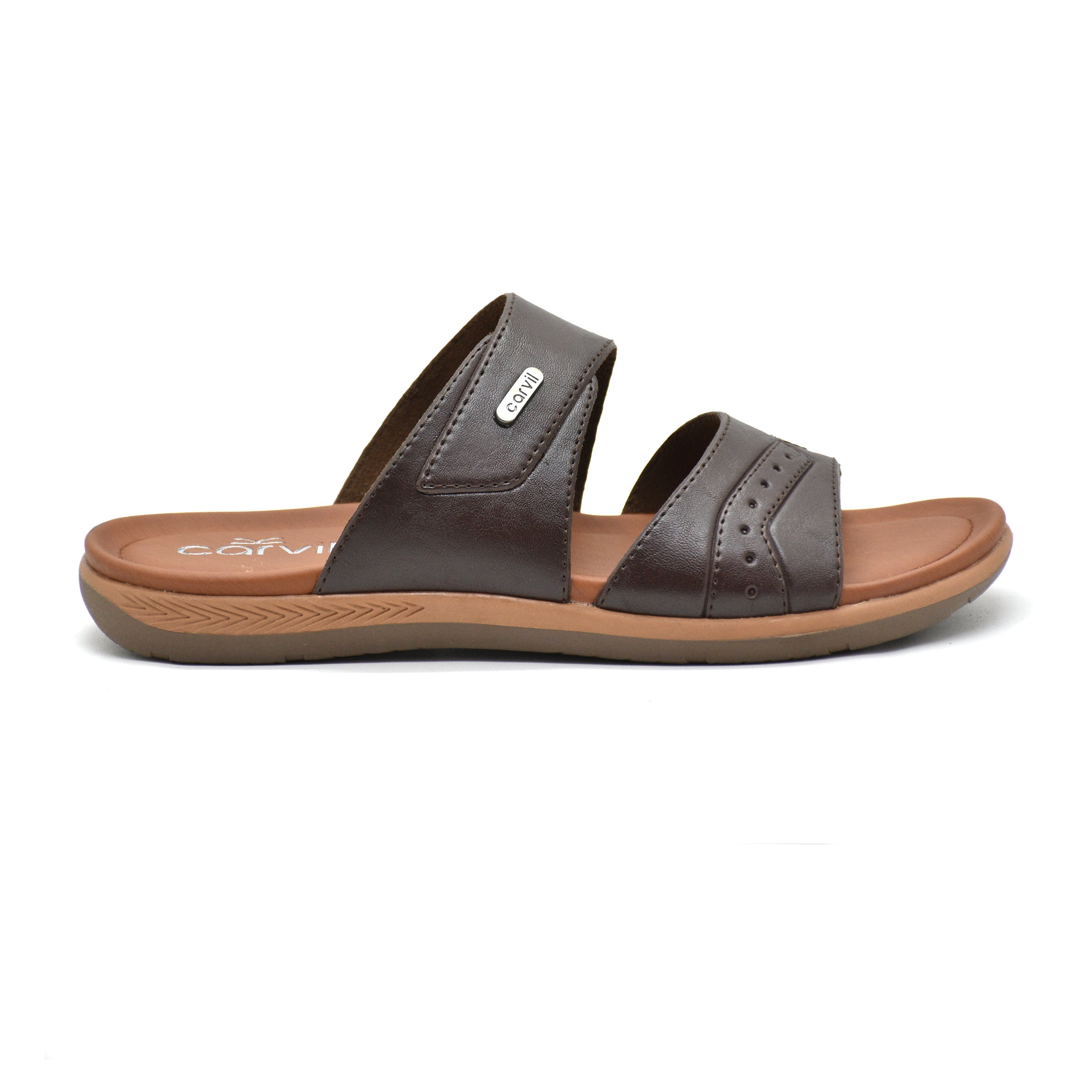 Carvil Sandal Pria TERIOS-02 M DARK BROWN