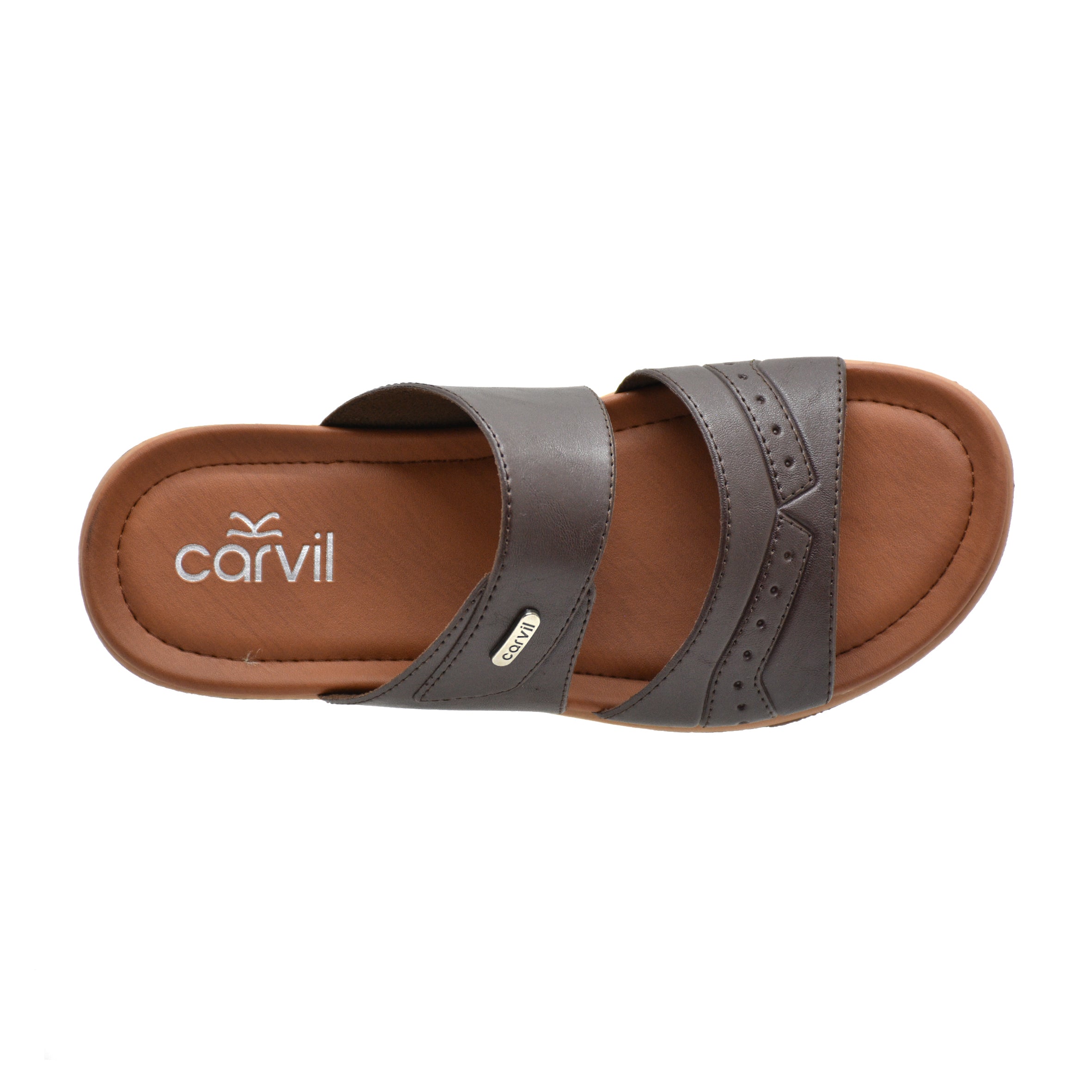 Carvil Sandal Pria TERIOS-02 M DARK BROWN