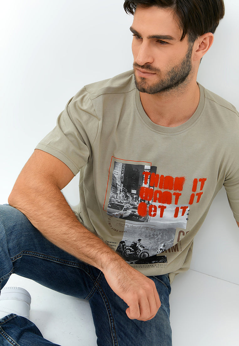Carvil Tshirt Man Trax - Khaki - Fashion Man