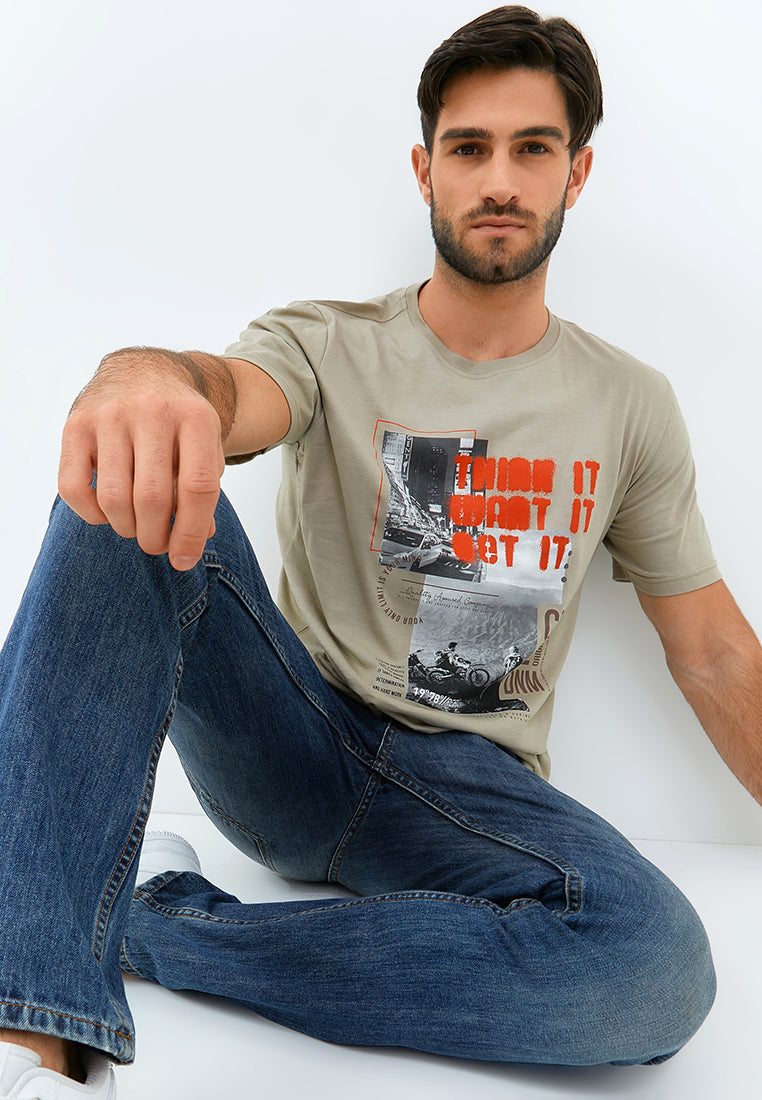 Carvil Tshirt Man Trax - Khaki - Fashion Man