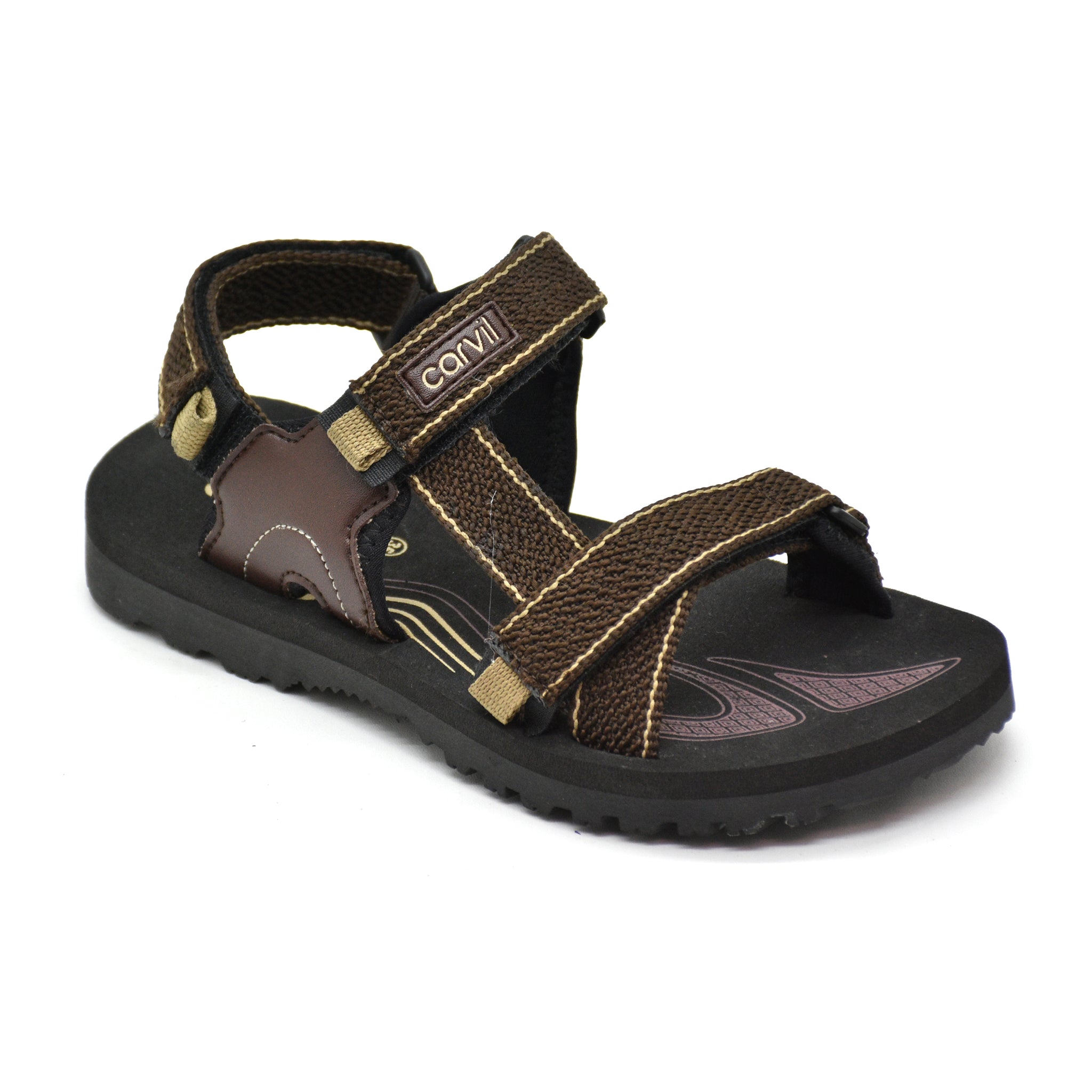 Carvil Sandal Anak TREASURE-GT BROWN/BEIGE