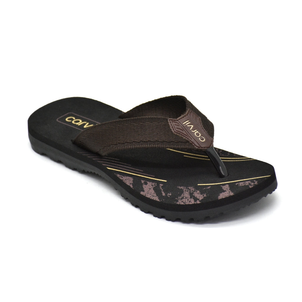 Carvil Sandal Pria VASILIO-M BROWN/BEIGE