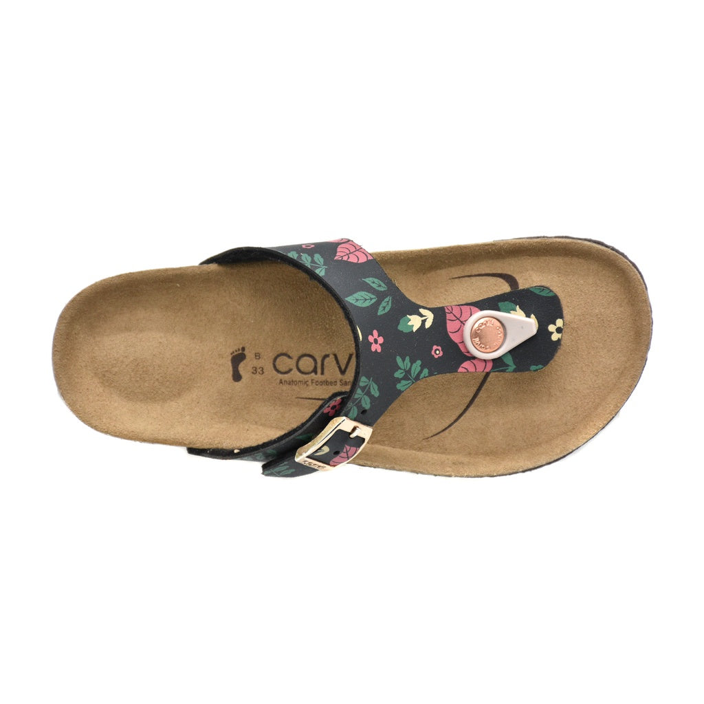 Carvil Sandal Anak VEGAN-01 TW - BLACK