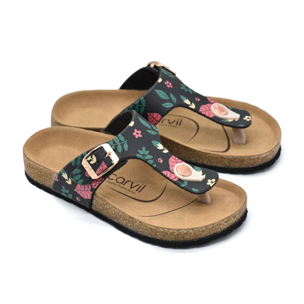 Carvil Sandal Anak VEGAN-01 TW - BLACK