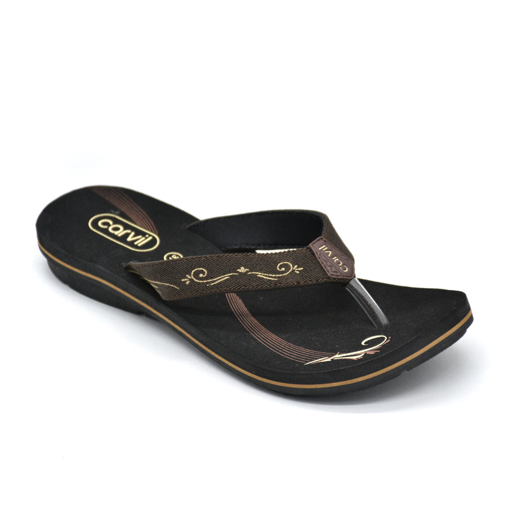 Carvil Sandal Wanita VELIN-L - BROWN/BEIGE