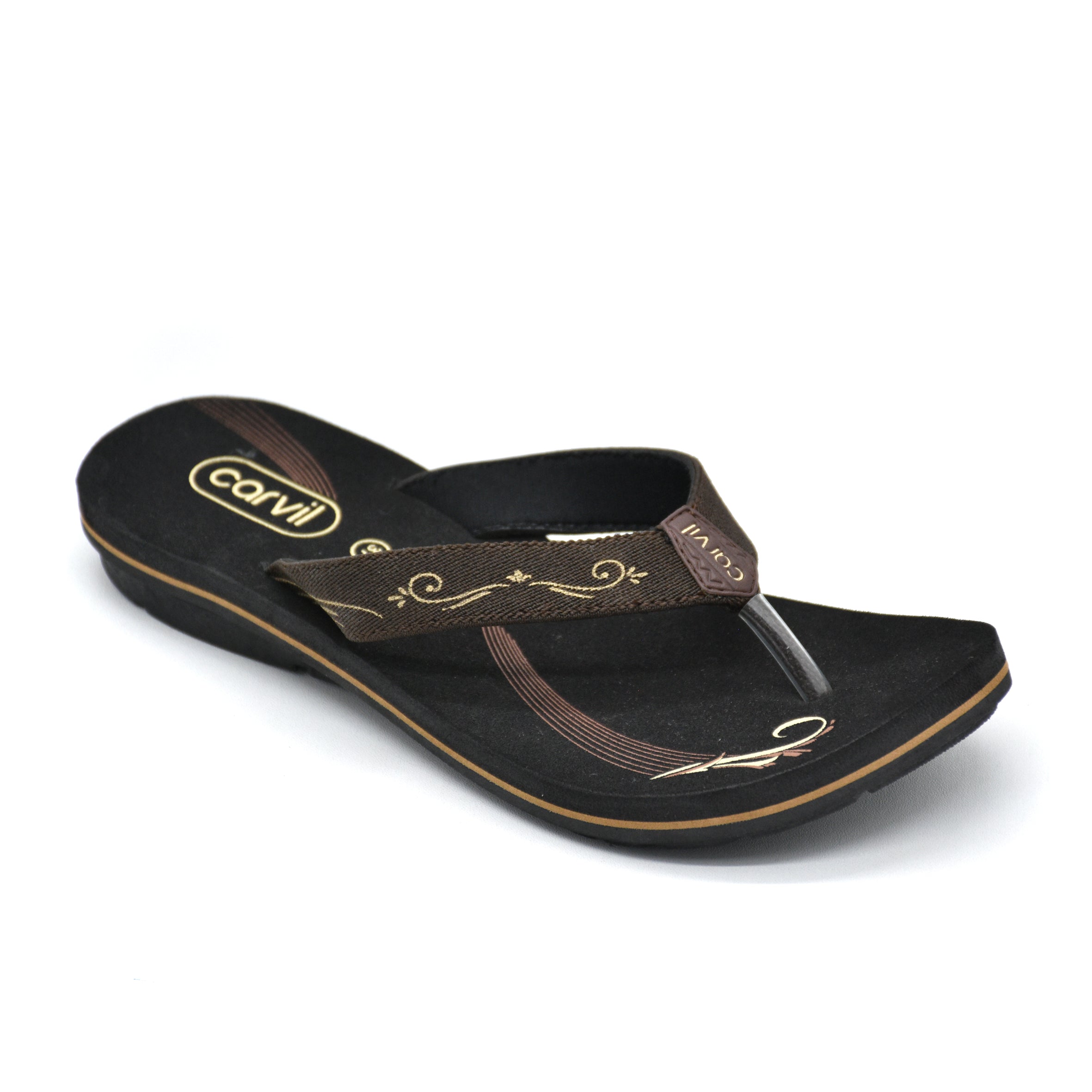 Carvil Sandal Wanita VELIN-L - BROWN/BEIGE