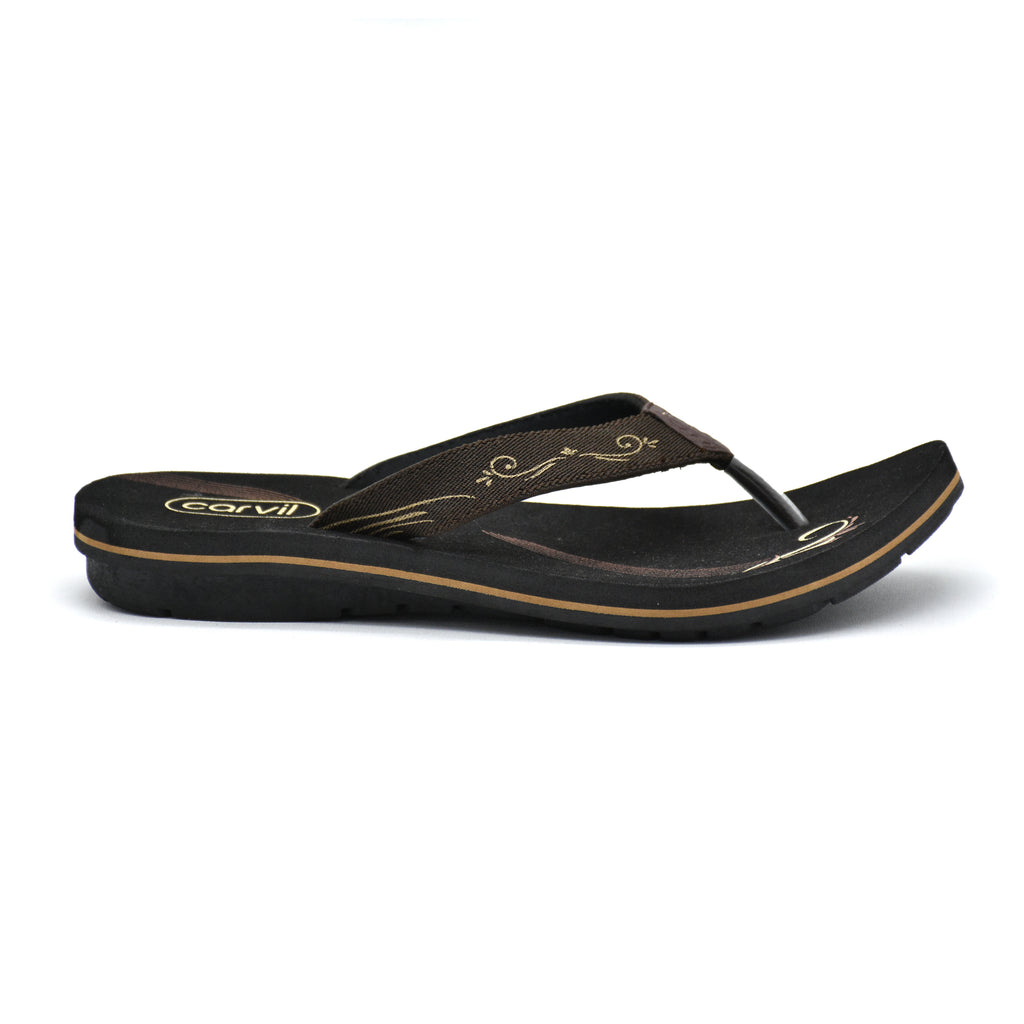 Carvil Sandal Wanita VELIN-L - BROWN/BEIGE