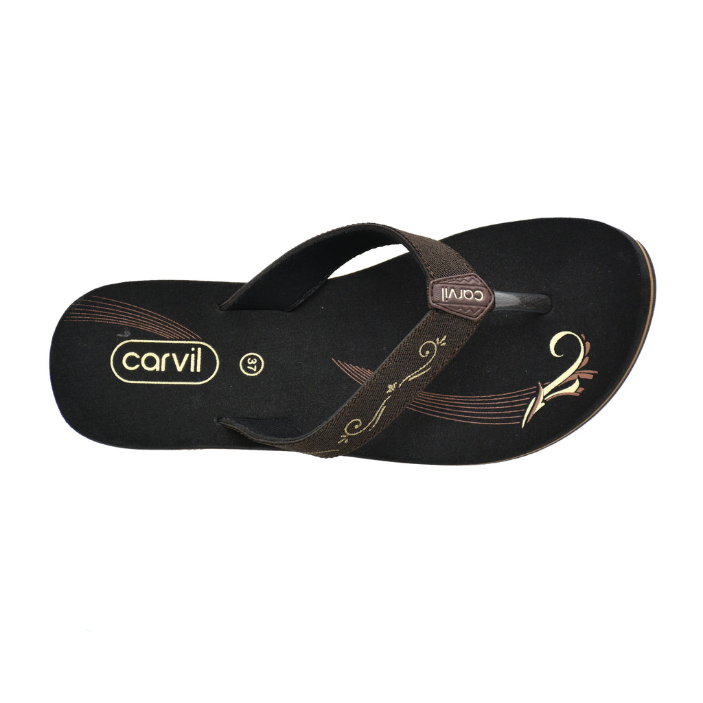Carvil Sandal Wanita VELIN-L - BROWN/BEIGE