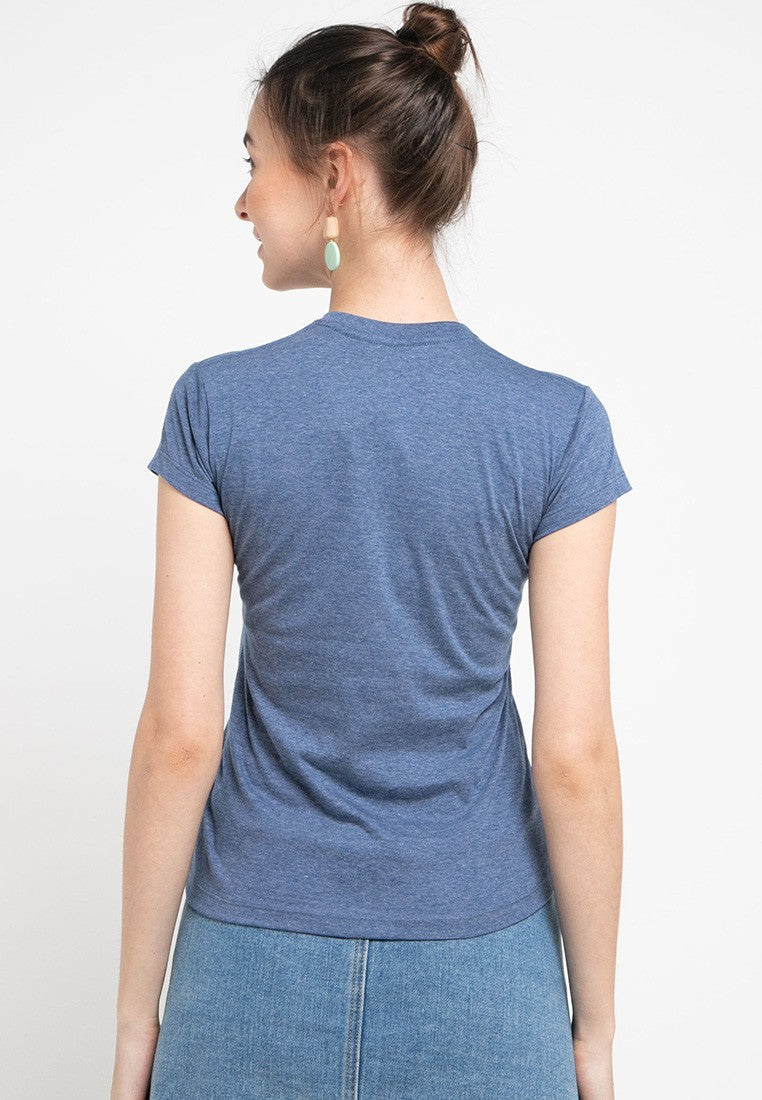 Carvil Tshirt Woman Vira - Blue - Fashion Woman