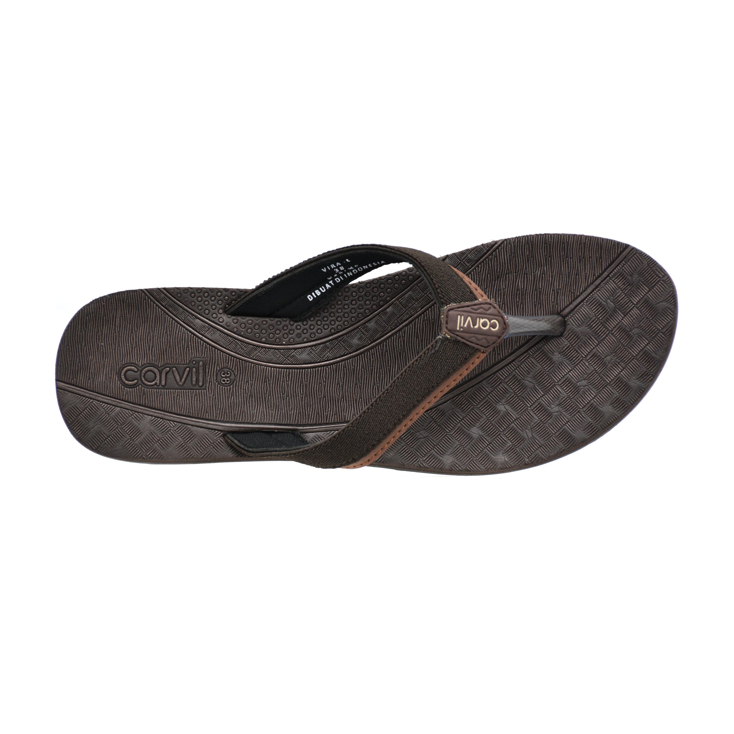 Carvil Sandal Wanita VIRA-L BLACK/BEIGE