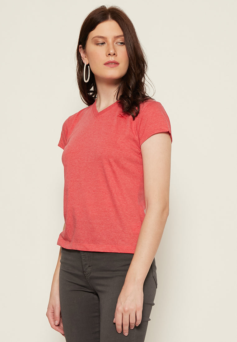 Carvil Tshirt Woman Vira - Red - Fashion Woman
