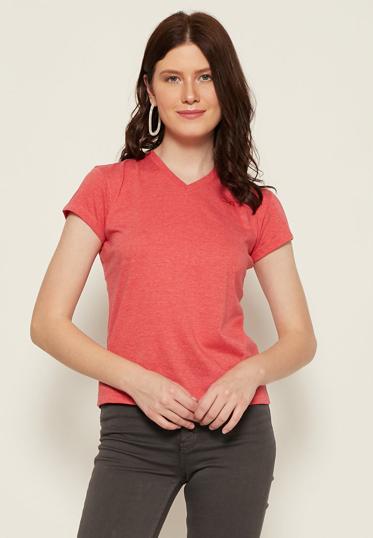 Carvil Tshirt Woman Vira - Red - Fashion Woman