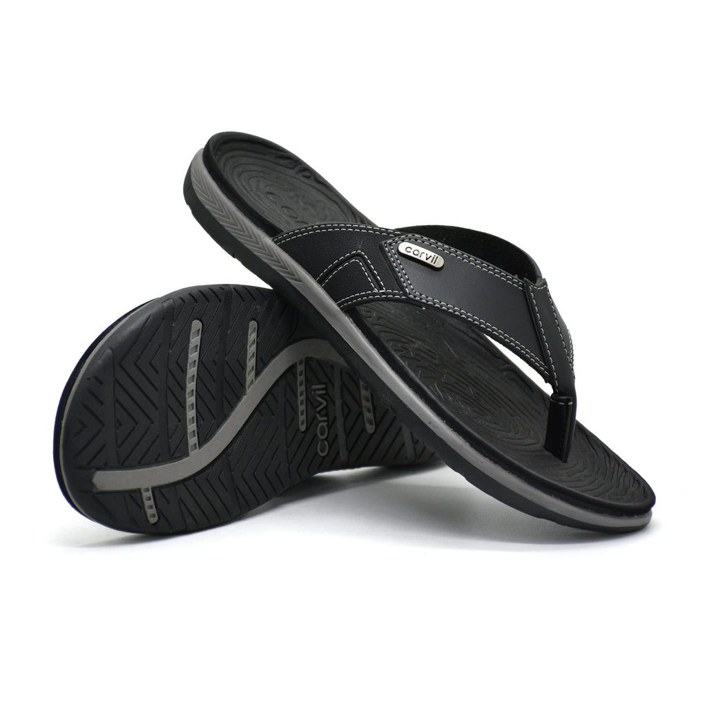 Carvil Sandal Pria VISCO-01 M BLACK