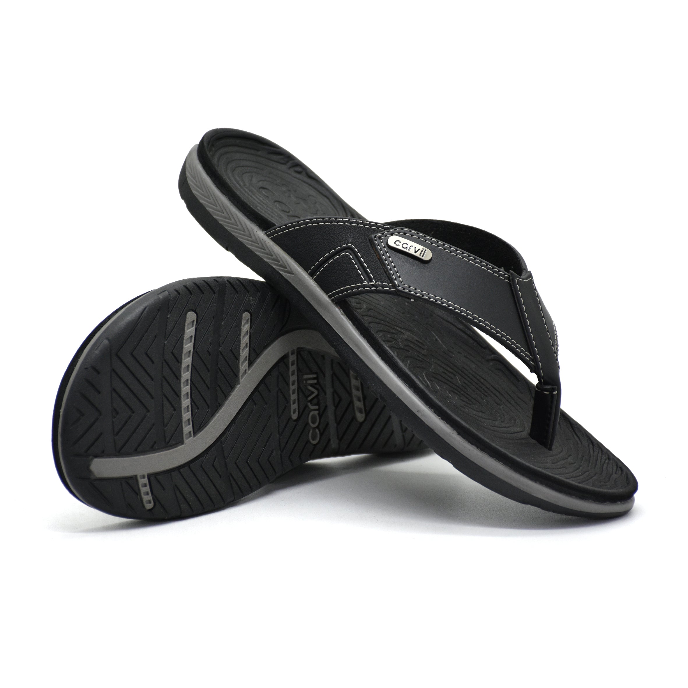 Carvil Sandal Pria VISCO-01 M BLACK
