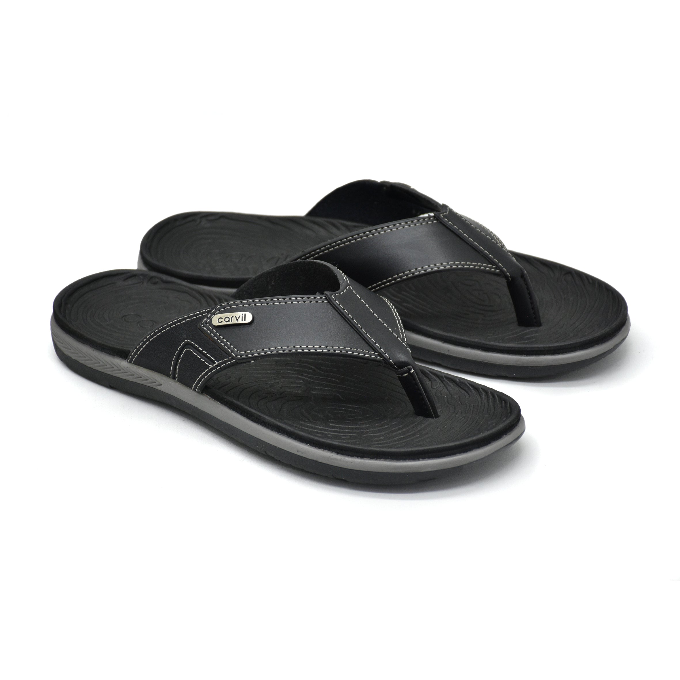 Carvil Sandal Pria VISCO-01 M BLACK