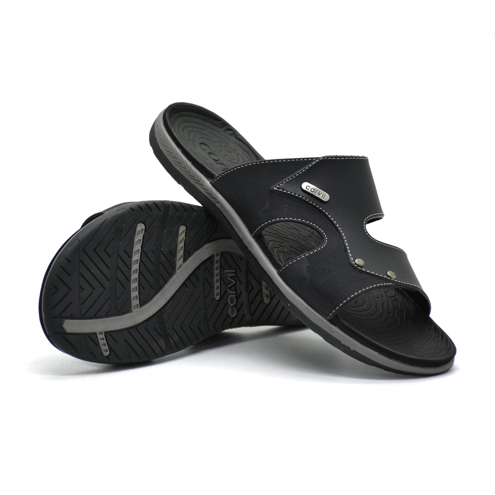 Carvil Sandal Pria VISCO-03 M BLACK