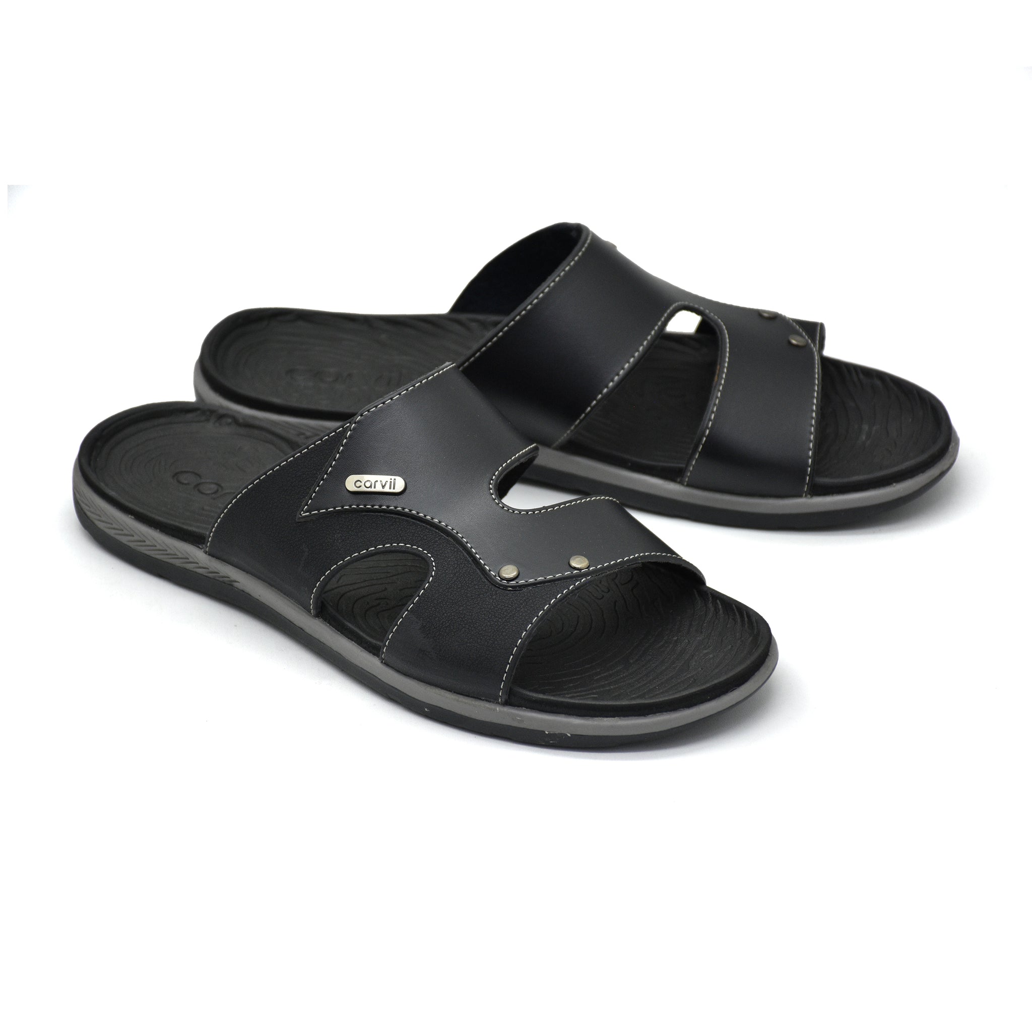 Carvil Sandal Pria VISCO-03 M BLACK