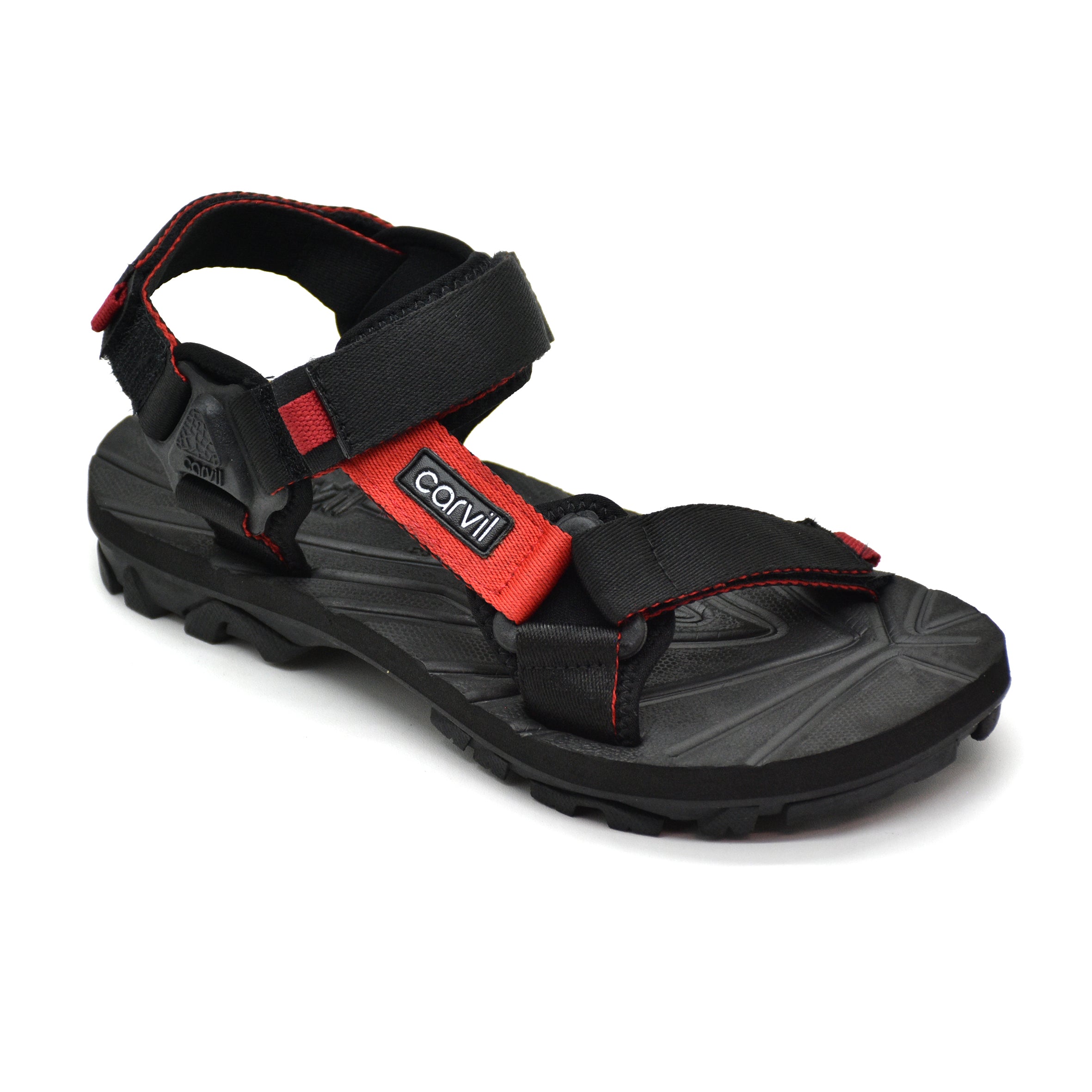 Carvil Sandal Gunung Pria VOLKER-GM BLACK/RED