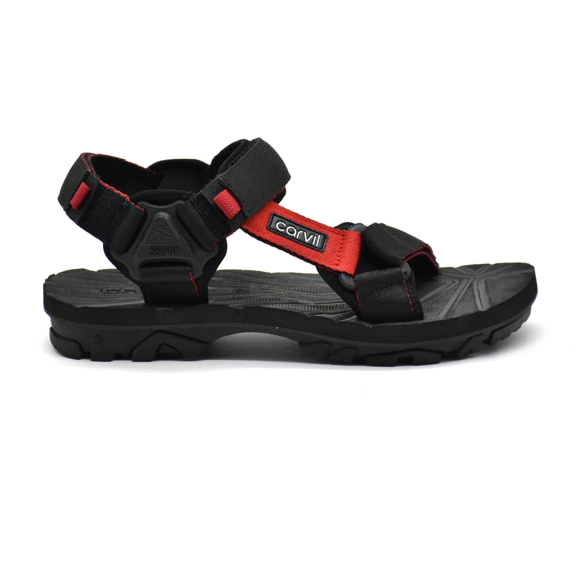 Carvil Sandal Gunung Pria VOLKER-GM BLACK/RED