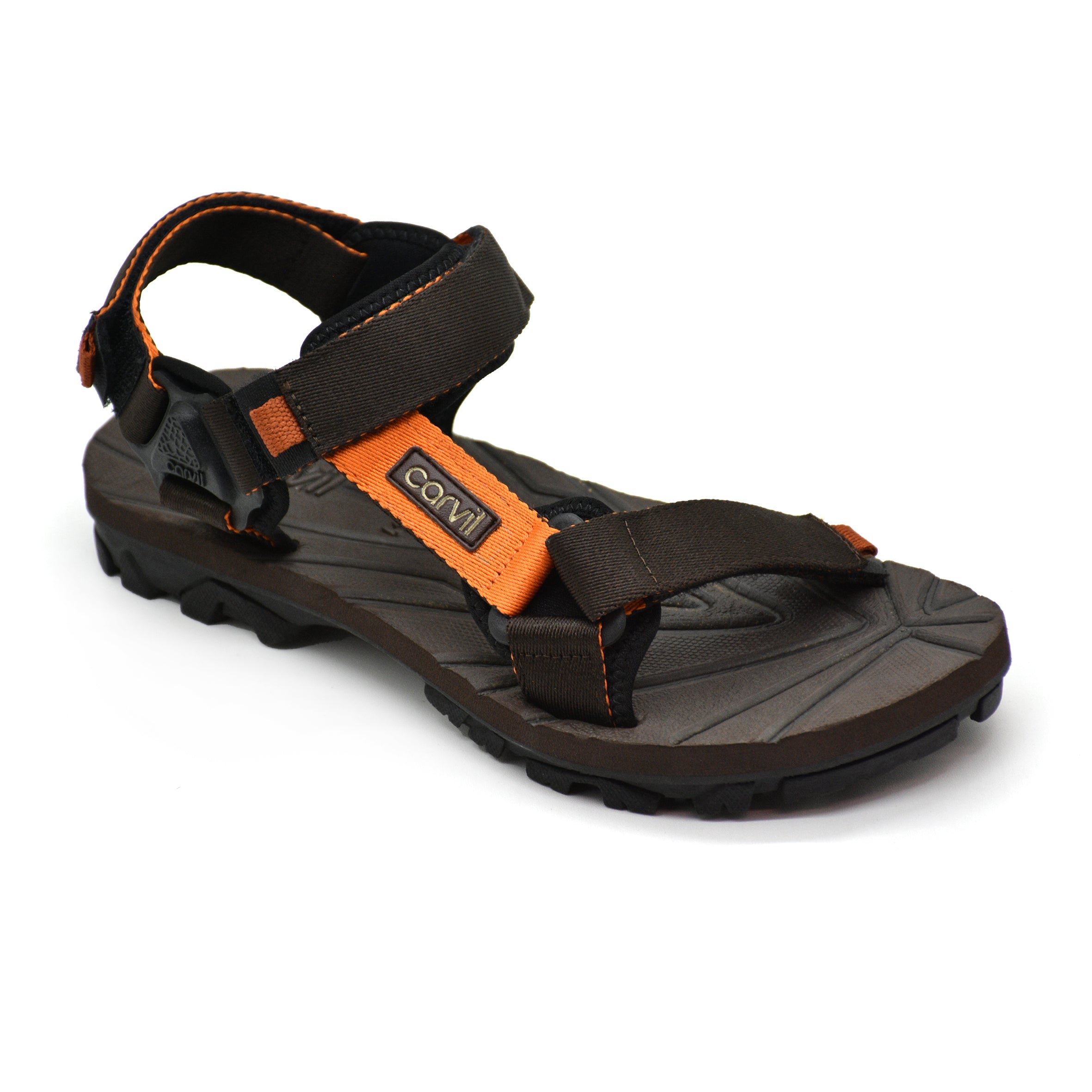 Carvil Sandal Gunung Pria VOLKER-GM BROWN/ORANGE