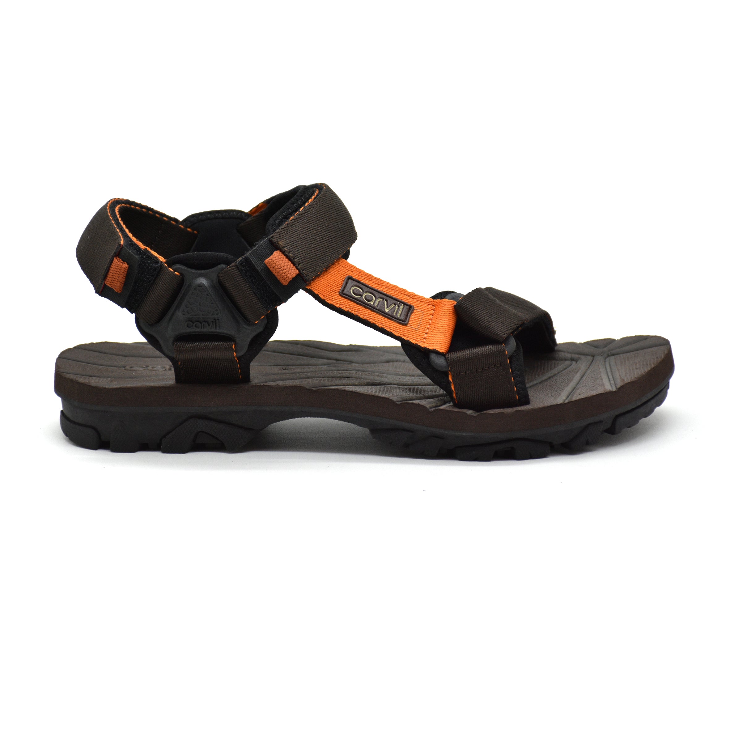 Carvil Sandal Gunung Pria VOLKER-GM BROWN/ORANGE