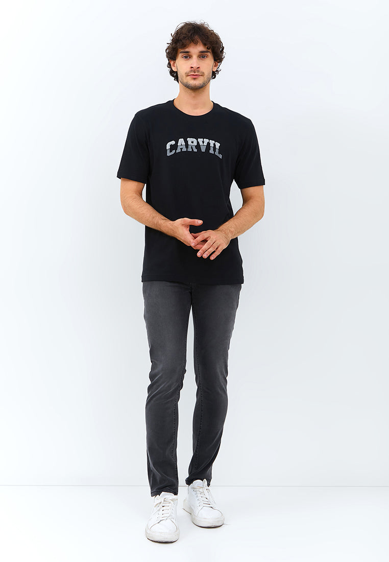 Carvil Kaos Pria WELLY-BLK BLACK