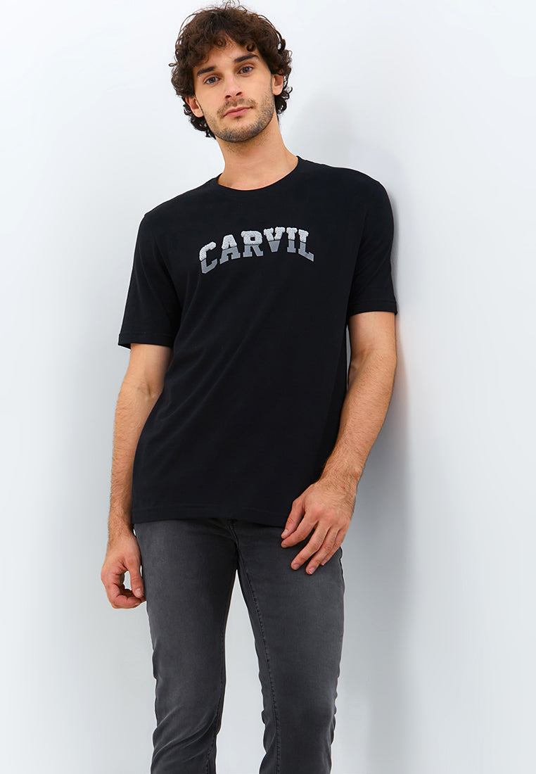 Carvil Kaos Pria WELLY-BLK BLACK