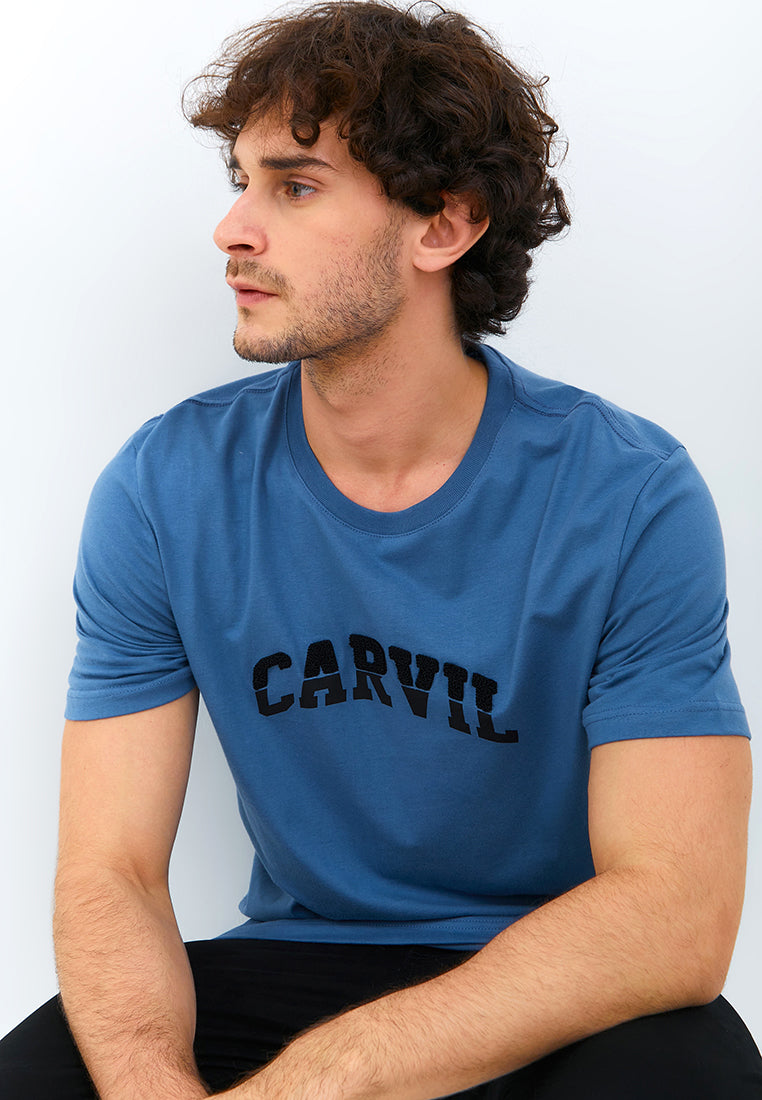 Carvil Tshirt Man WELLY - BLUE