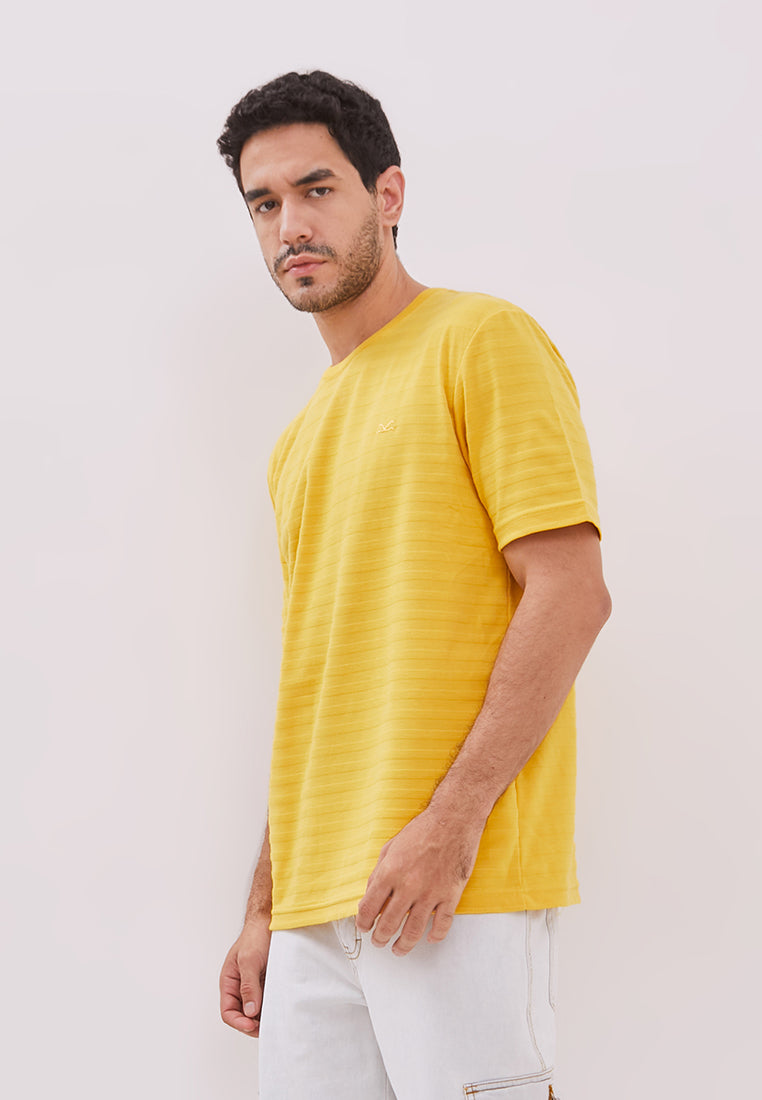 Carvil Tshirt Man Wolley - Yellow - Fashion Man