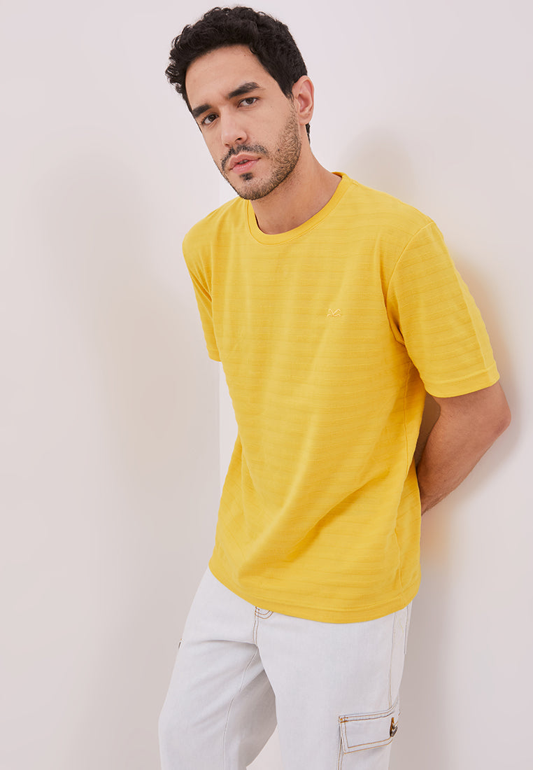 Carvil Tshirt Man Wolley - Yellow - Fashion Man