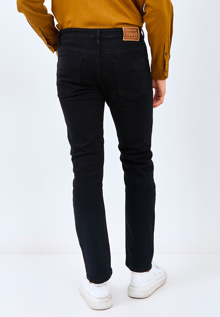 Carvil Jeans Pria MOIZ-BLK BLACK