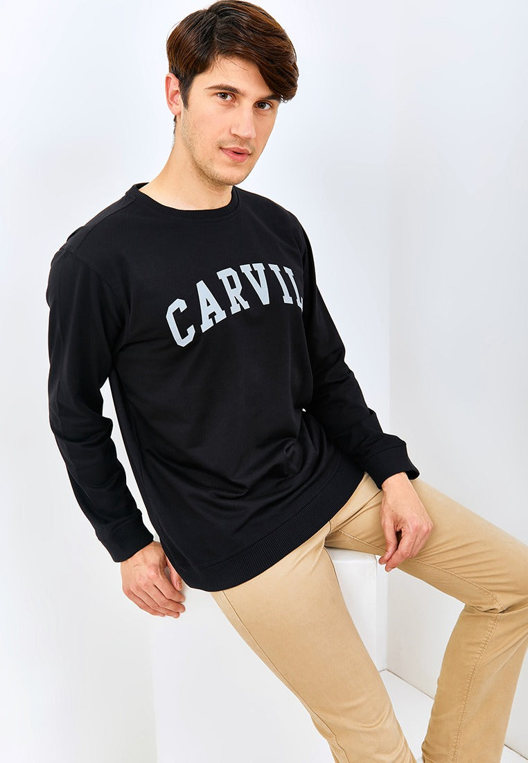 Carvil Sweater Man TREZ-BLK BLACK