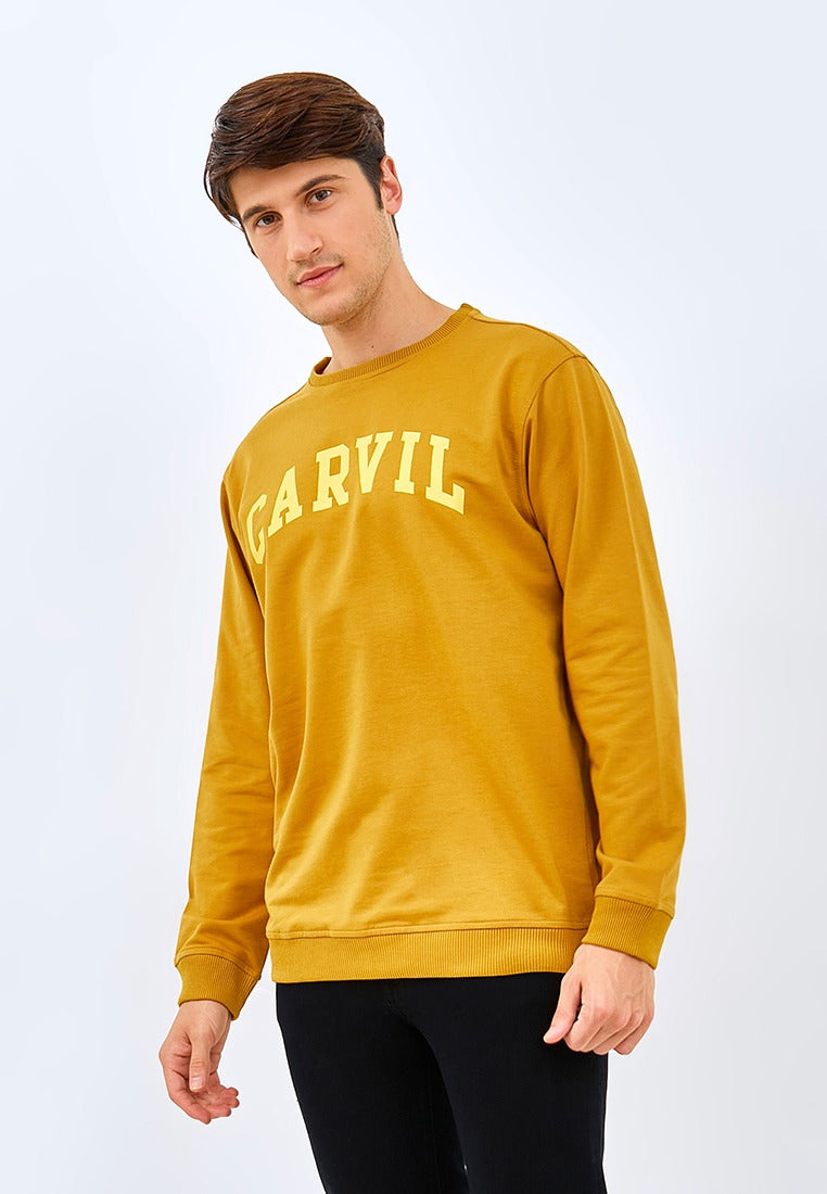 Carvil Sweater Man TREZ-MUS MUSTARD