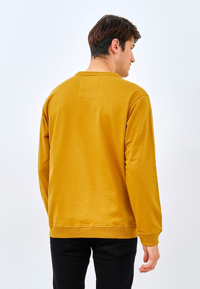 Carvil Sweater Man TREZ-MUS MUSTARD