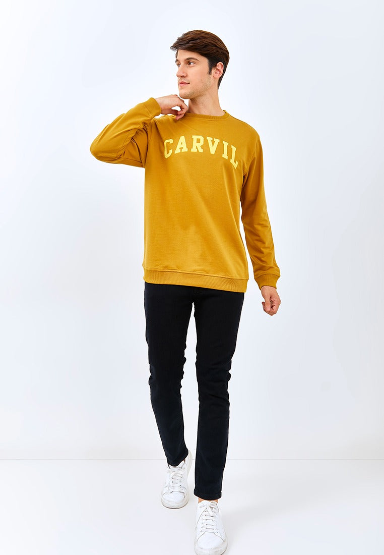 Carvil Sweater Man TREZ-MUS MUSTARD