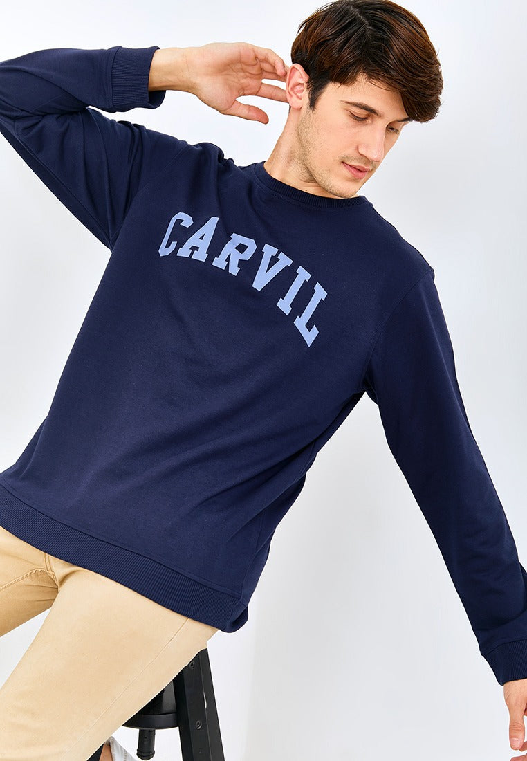 Carvil Sweater Man TREZ-NAVI