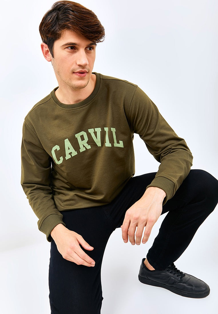 Carvil Sweater Man TREZ-OLI OLIVE