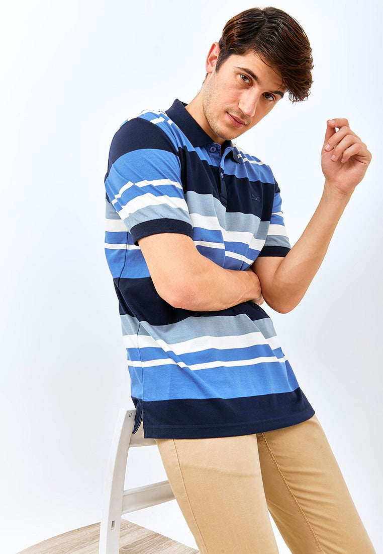 Carvil Polo Salur Pria FAZIO-01-NAVY BLUE