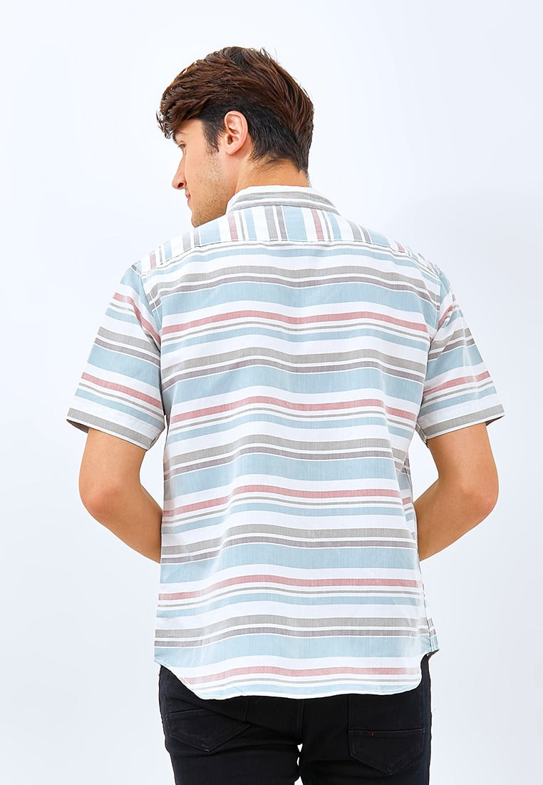 Carvil Kemeja Man SS WILEY-BLUE