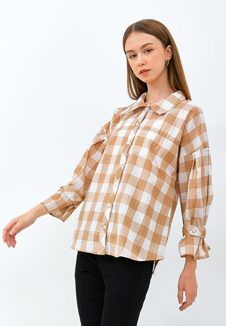 Carvil Kemeja Ladies BRYLEE-BRO BROWN