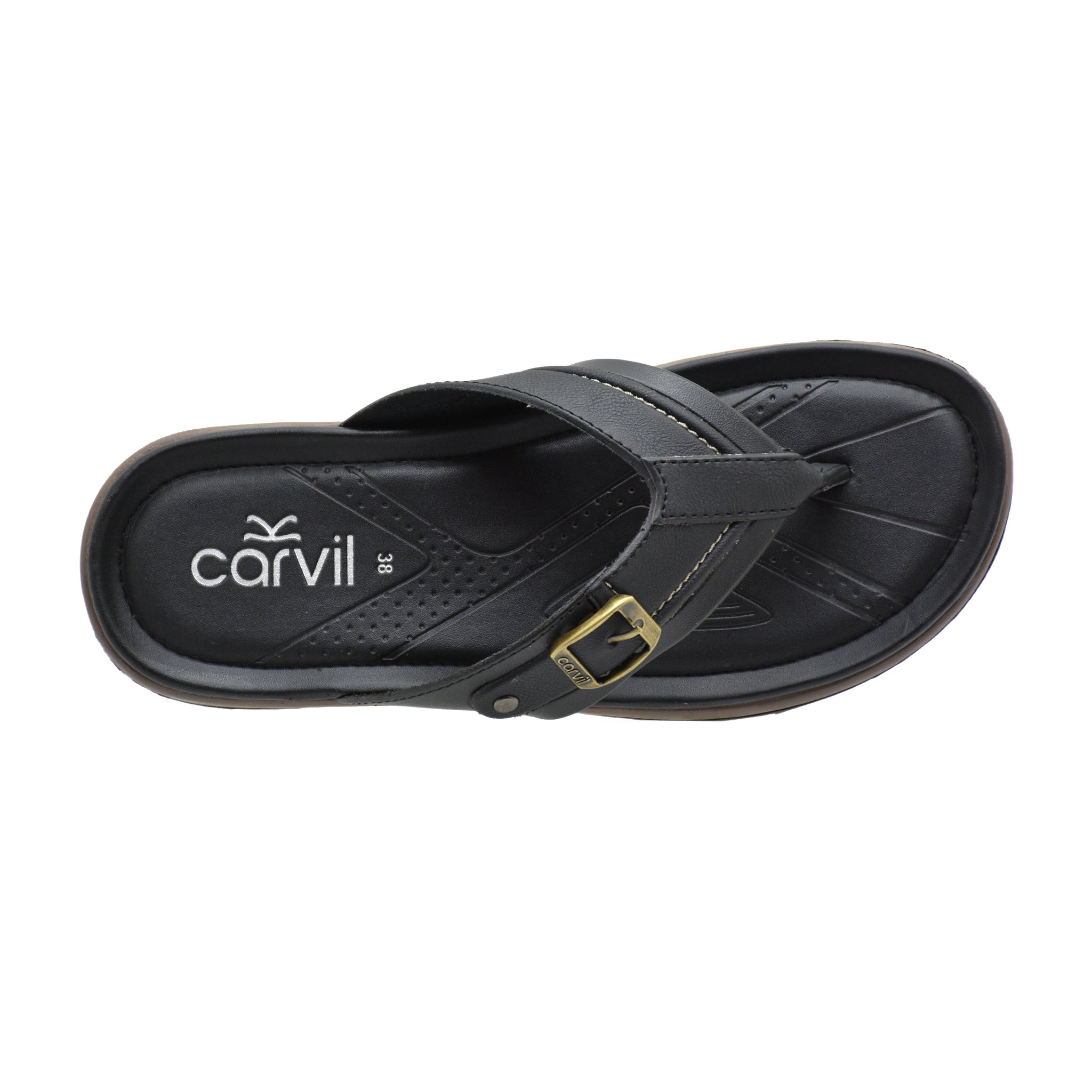 Carvil Sandal Pria ZIFCO-01 M BLACK
