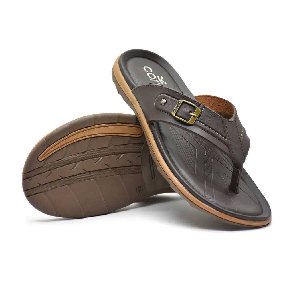 Carvil Sandal Pria ZIFCO-01 M DARK BROWN
