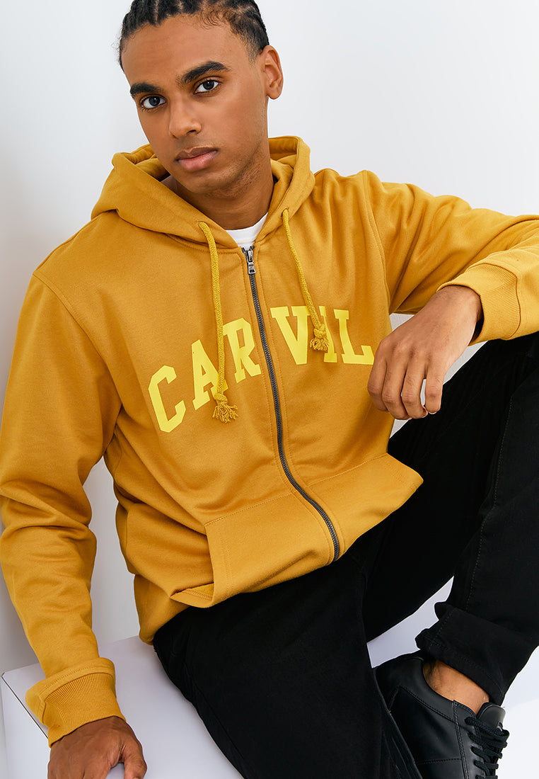 Carvil Sweater Pria ZIPPO-MUS MUSTARD