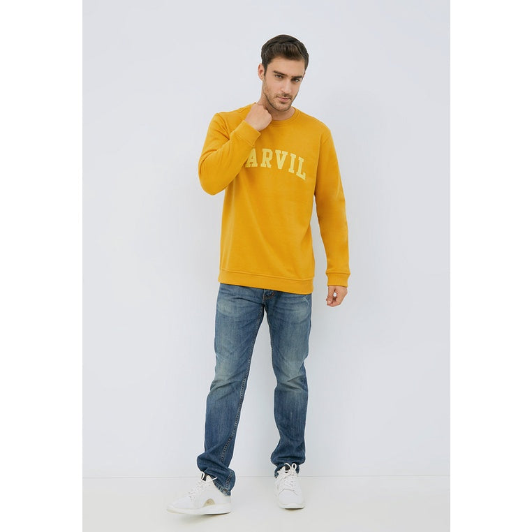 Carvil Sweater Pria CRUZ-MTD MUSTARD